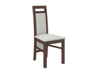 Sedia Mobenze Noyer foncé e tessuto tessuto Mobenze-Tissu 27126 WKWY61018