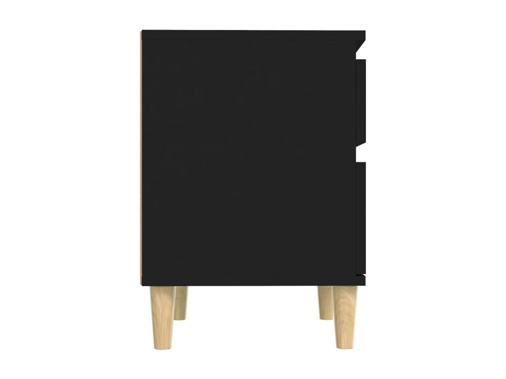 Comodino Nero 40x35x50 cm KCLG43487