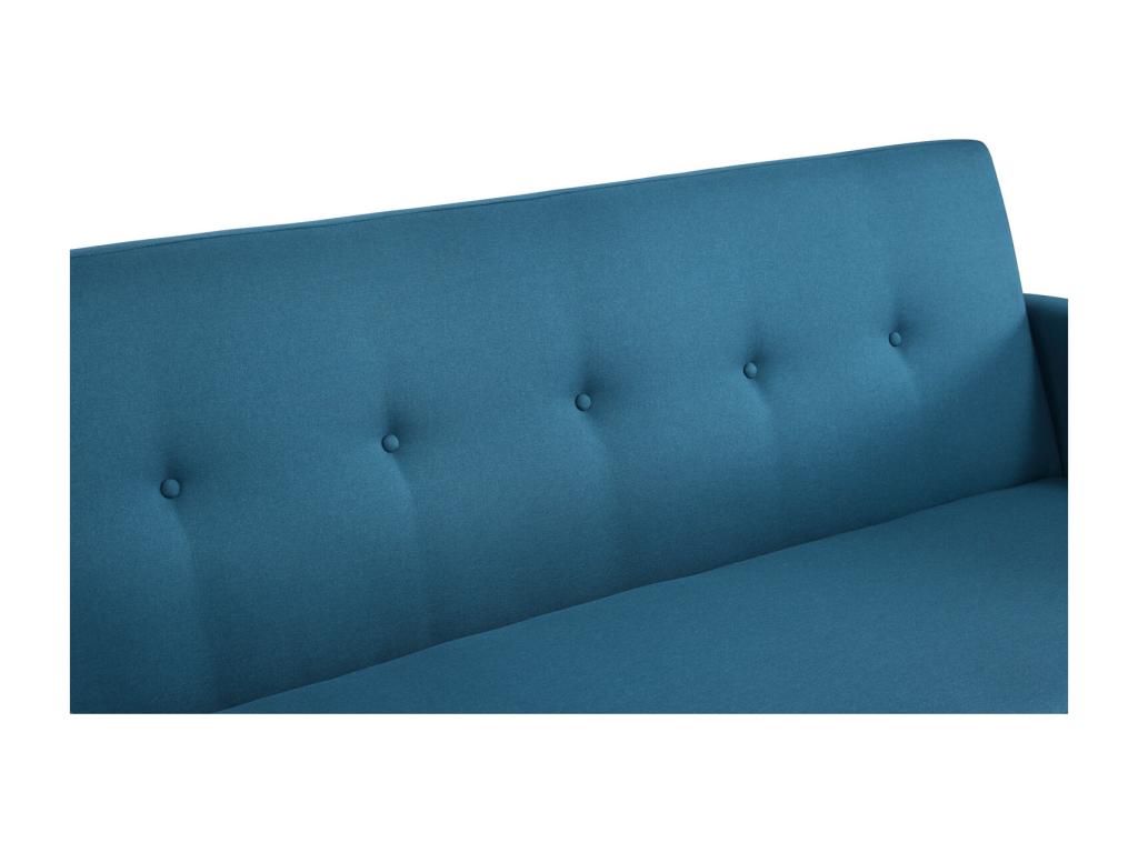 Divano scandinavo convertibile 3 posti blu canard Luxameub PIIG41549