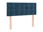 Lit à sommier tapissier con Materasso Blu foncé 100x200 cm LFCI19494