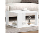 Tavolo basso bianco 51,5x51,5x30 cm bois d'ingénierie LYSW59494