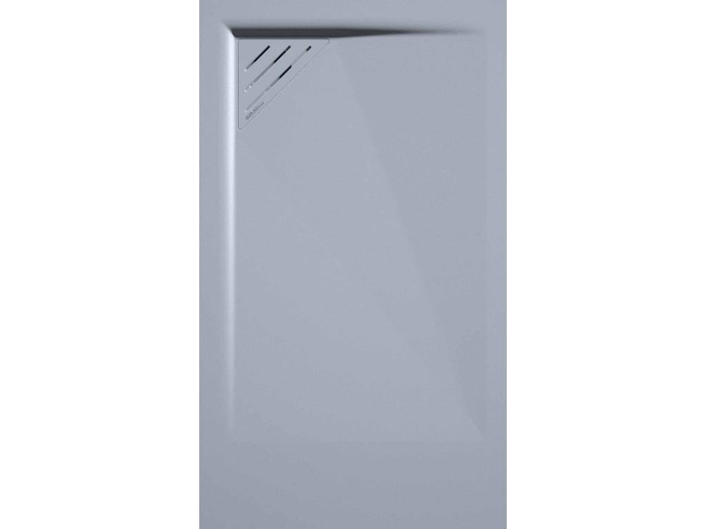 Receveur de douche Finitura grigia Lisse Mobenze grille de couleur - 200x80 cm SBEZ31437