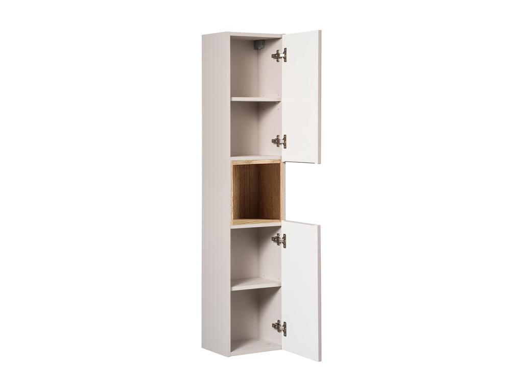 Insieme mobile semplice vasque 60 cm 2 cassetti e colonne Luxameub Cachemire et Bois CQHE35885