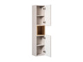 Insieme mobile semplice vasque 60 cm 2 cassetti e colonne Luxameub Cachemire et Bois CQHE35885