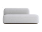 Divano Max 2/3 posti Tissu Gray Clair QCZE10726