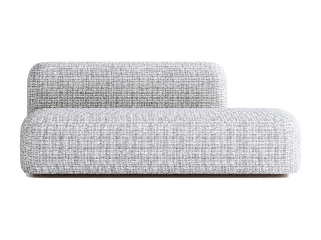 Divano Max 2/3 posti Tissu Gray Clair QCZE10726