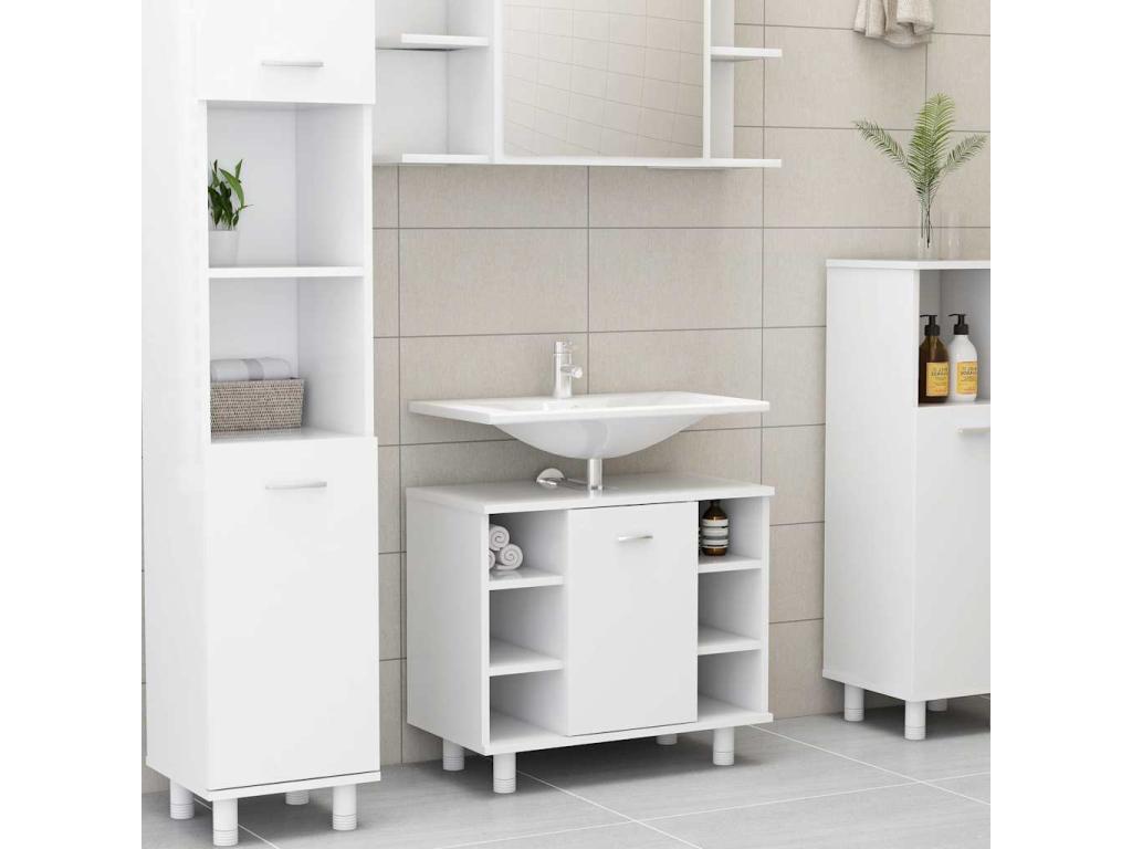 Armadio bianco, 60 x 32 x 53,5 cm