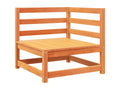 Set da giardino 3 pezzi cire marron Mobenze de pin massif RDZY70152