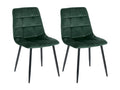 Set di 2 chaise longue da pranzo - Mobenze / Métal - Verde - Mobenze WCLE59664