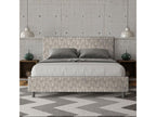 Lit sans sommier rembourré 160x210 tessuto Luxameub 02 grigio Luxameub VESJ65810