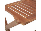 Sedie pieghevoli de jardin lot de 6 con coussins Bois d'Luxameub DELG27890