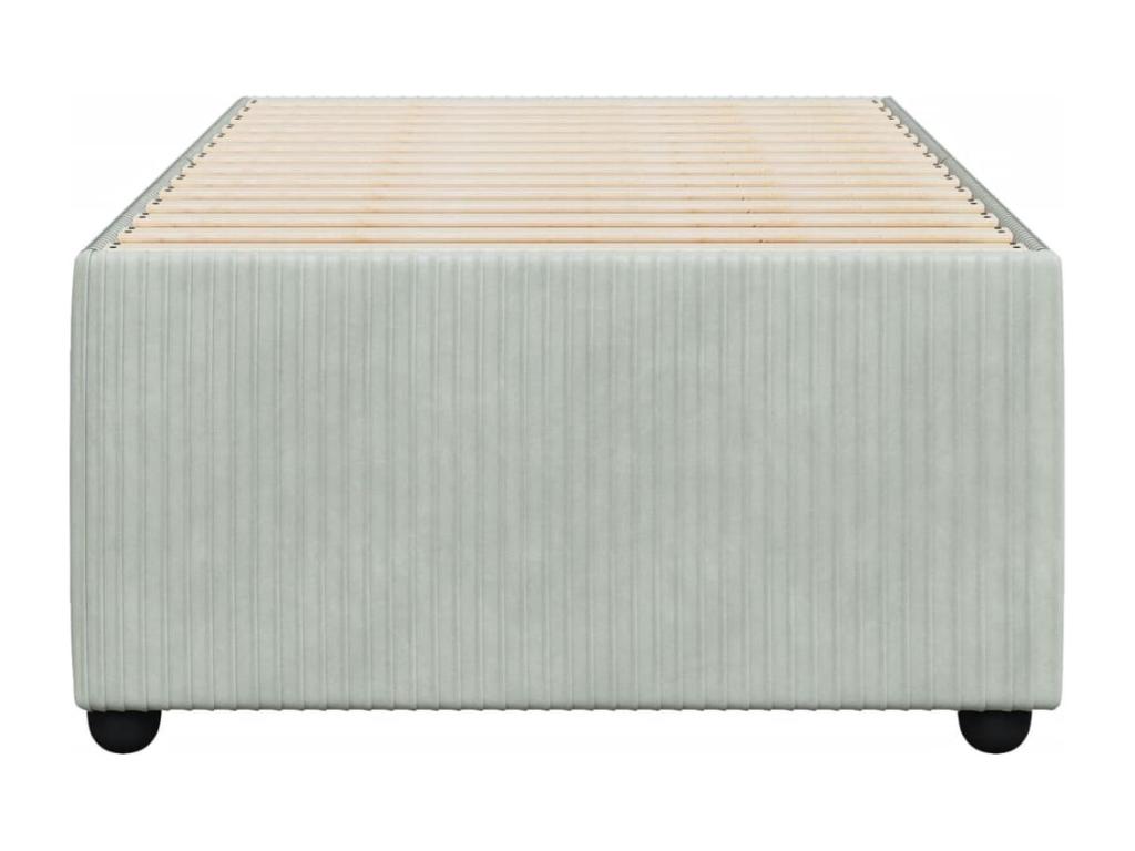 Struttura letto senza materasso grigio chiaro 100x200 cm Mobenze YMQV79015