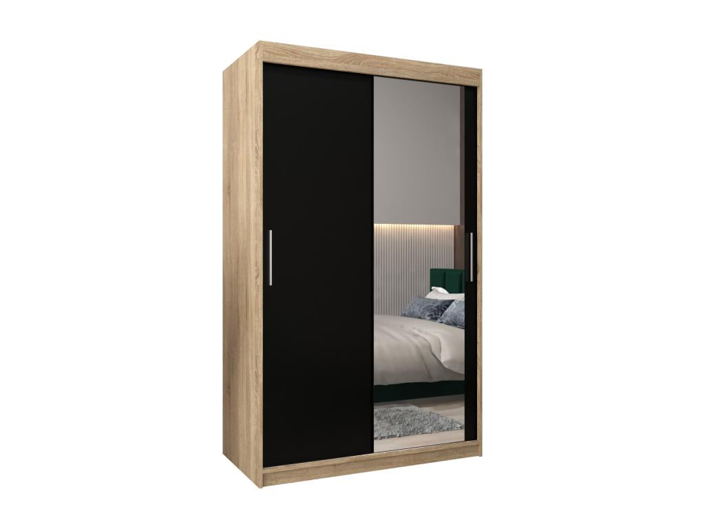 Armadio Mobenze 2 A Porte Coulissantes 200/120/62 2 porte Mobenze/Nero GNOB83527