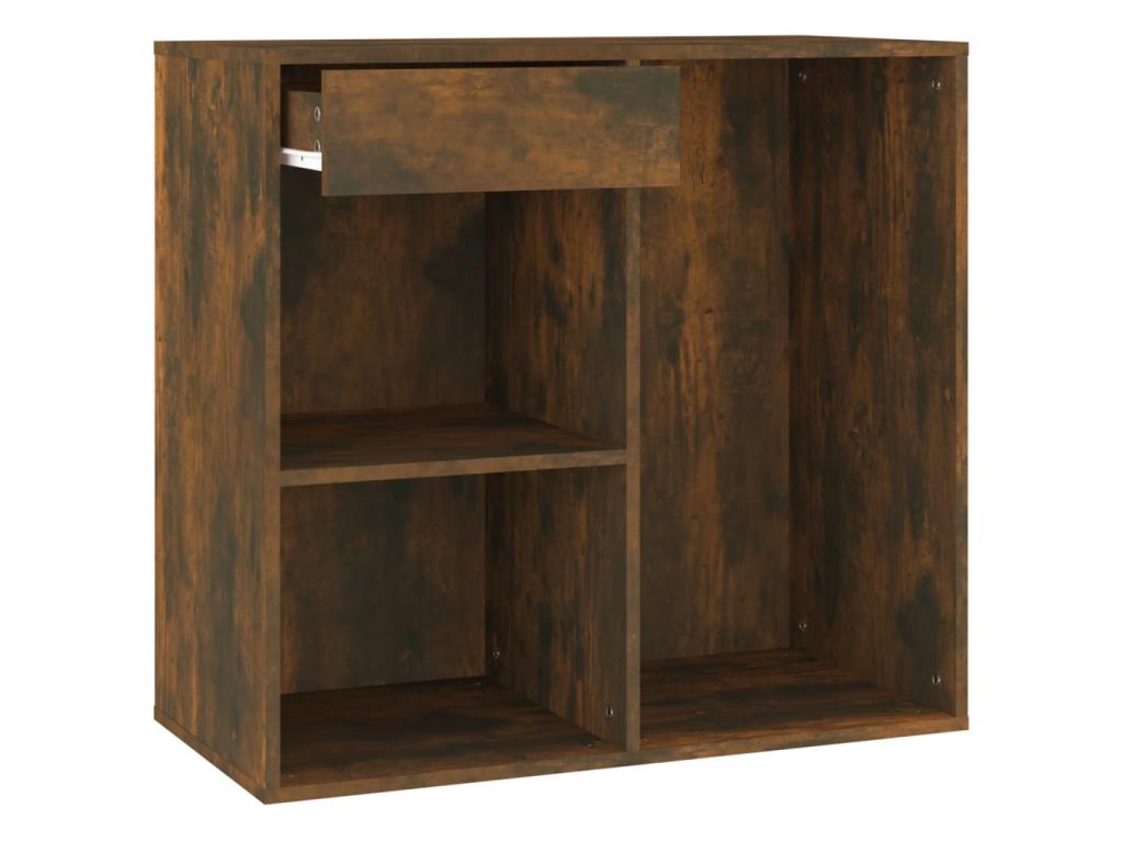 Armadio cosmetico Chêne fumé 80x40x75 Mobile d'ingegneria VSGR49116