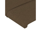 Testiera con oreilles Marrone Foncé 83x23x78/88 cm Tissu UWUY84351