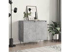 Buffet 2 pezzi cemento grigio 40x35x70 cm Mobenze d'ingénierie VEMV33724