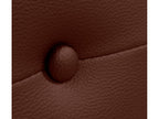 Mobenze Testiera Similcuir con Boutons 150x50cm Lit. 150 - Chocolat BIYN48230