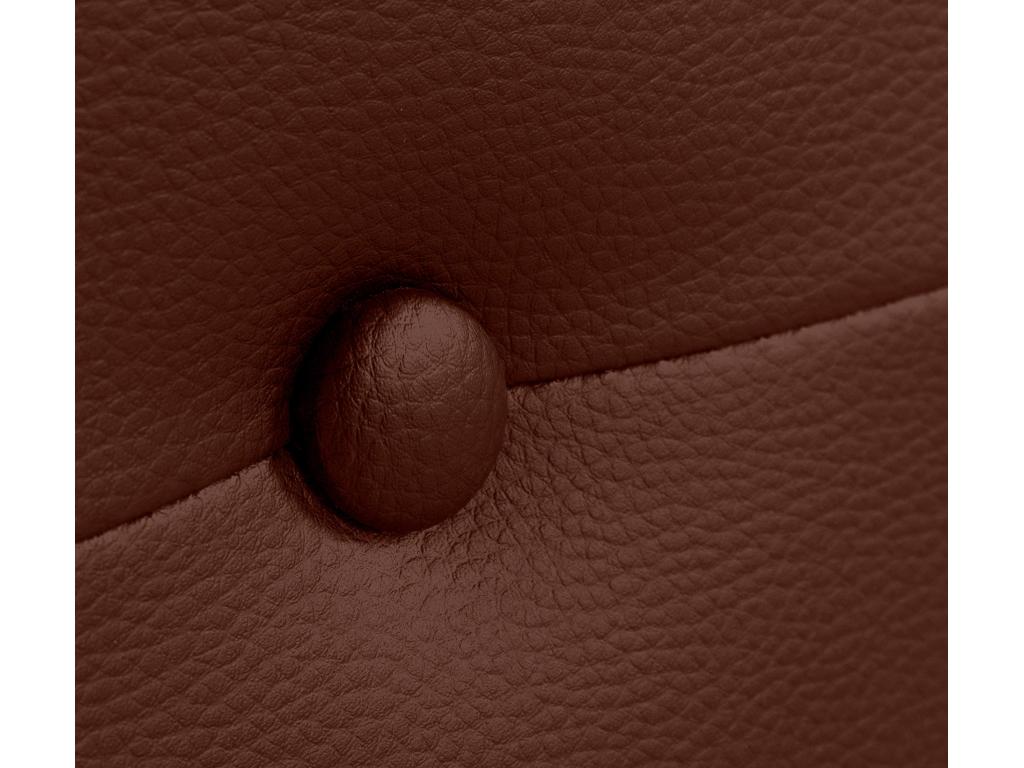 Letto in similpelle marrone, 150 x 50 cm