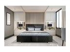 Letto contenitore 160x200 coloris nero - Collezione Mobenze EKLD84708