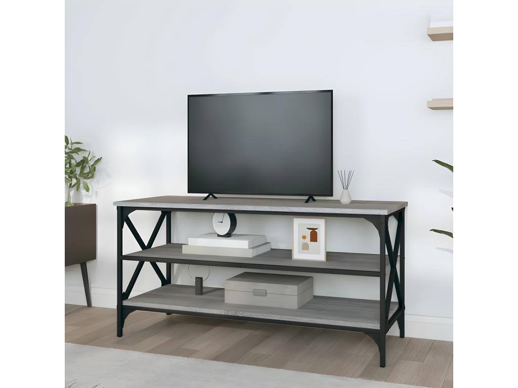 Mobile TV Mobenze grigio 100x40x50 Mobenze d'ingénierie FFMJ86662