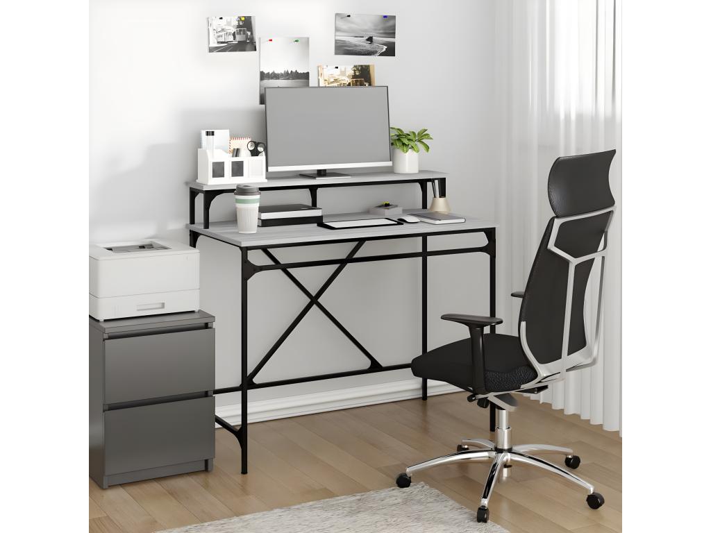Bureau Mobenze grigio 100x50x90 cm Mobenze d'ingénierie et fer ZYKY06498