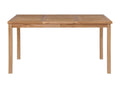 Tavolo da giardino 150x90x77 cm Mobenze de teck solide VUUX57211