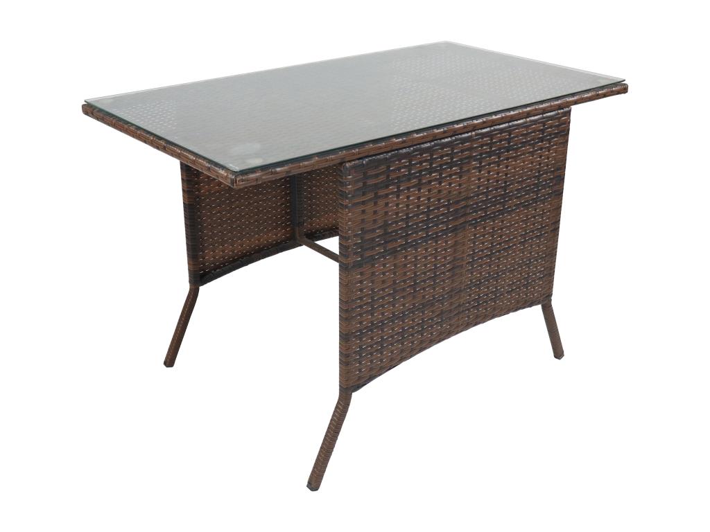 Tavolo marrone, 114 x 64 cm