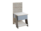 Comodino 1 Tiroir Mobenze 69 cm Bianco HKYL91705