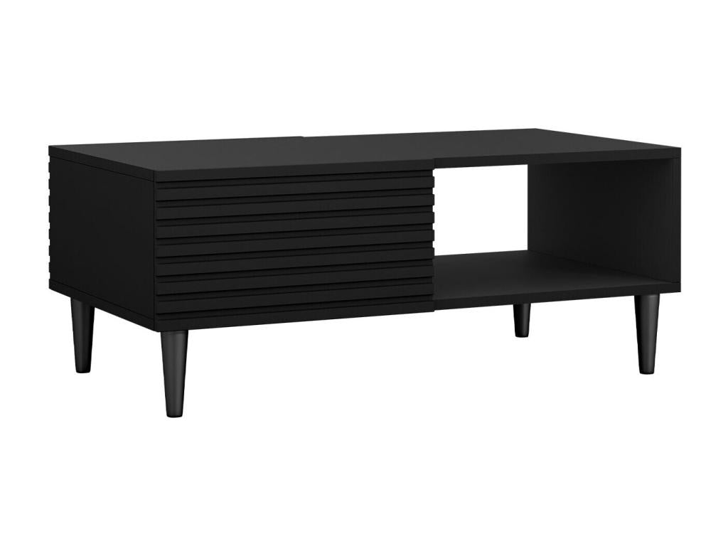 Tavolo basso Luxameub H102 Nero 41x52x100cm Stratifié Angulaire WHVB18951
