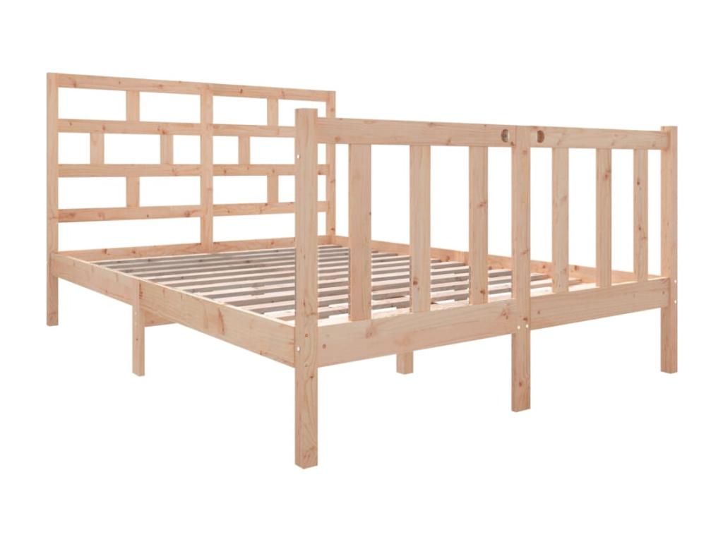 Struttura letto Mobenze de pin massif 140x190 cm HOGM65730