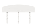 Letto in legno massello bianco
