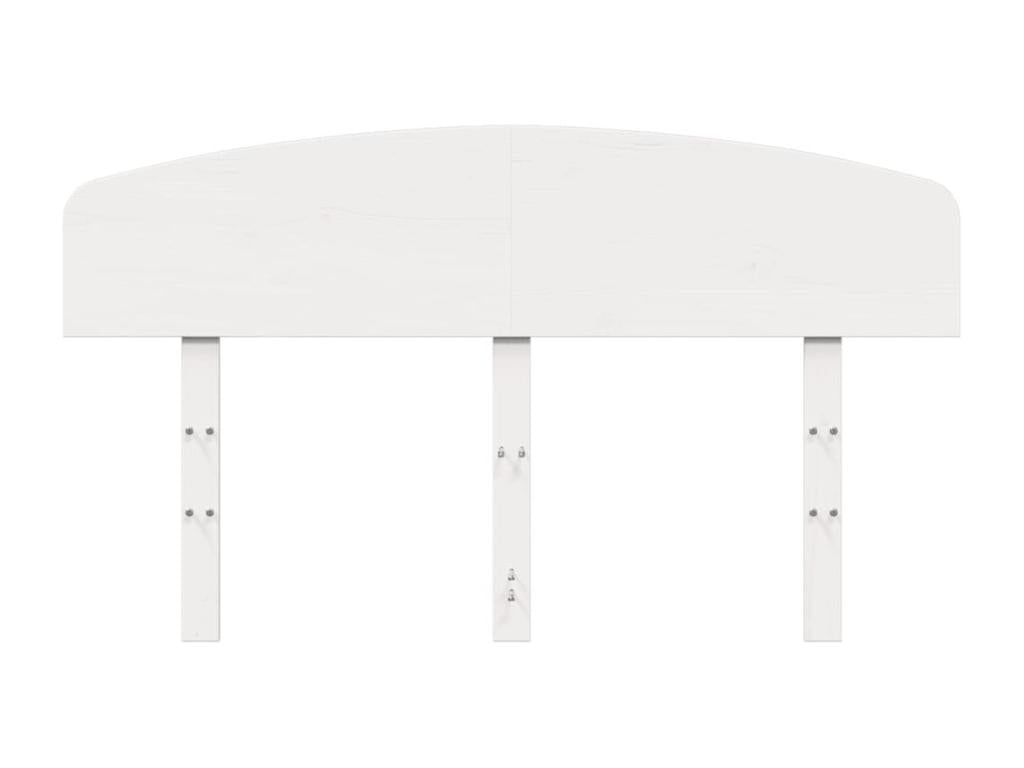 Letto in legno massello bianco