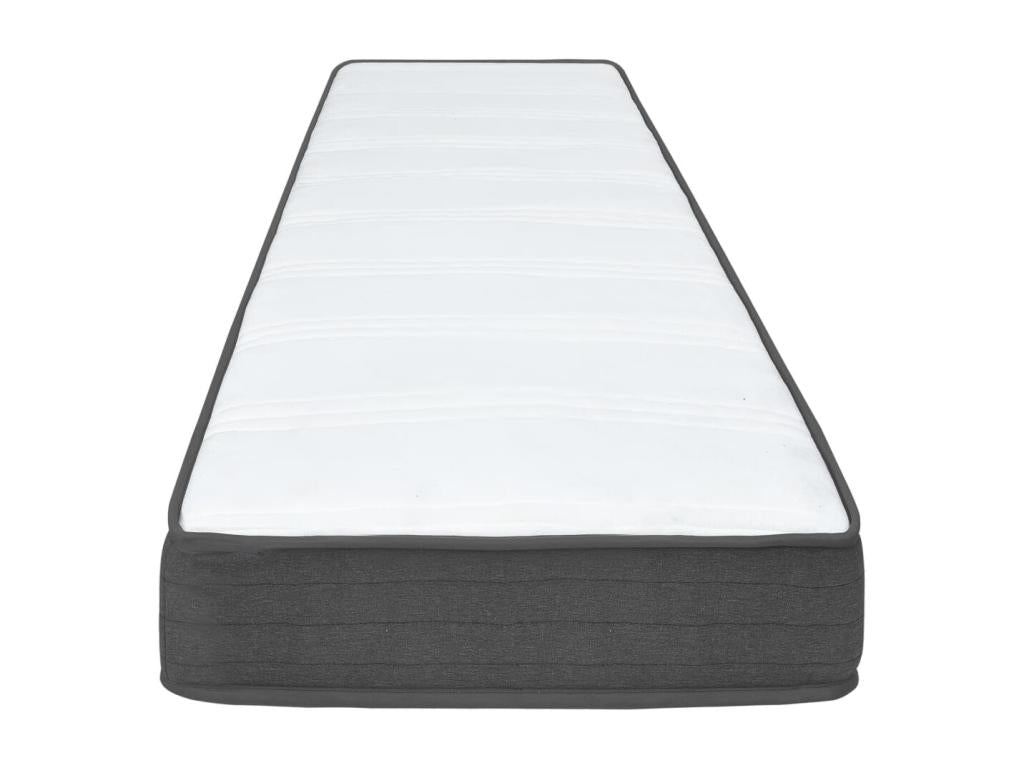 Materasso Ensemble et sommier tapissier Grigio foncé Tissu 100x200 GYQO99277