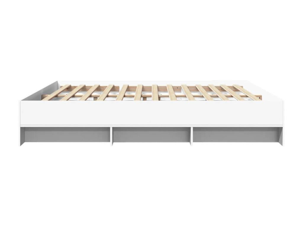 Materasso in legno ingegnerizzato bianco, 200 x 200 cm