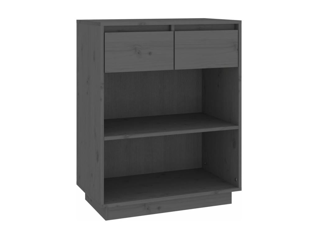 Armadio consolle Grigio 60x34x75 cm Mobenze de pin solide ULML97908