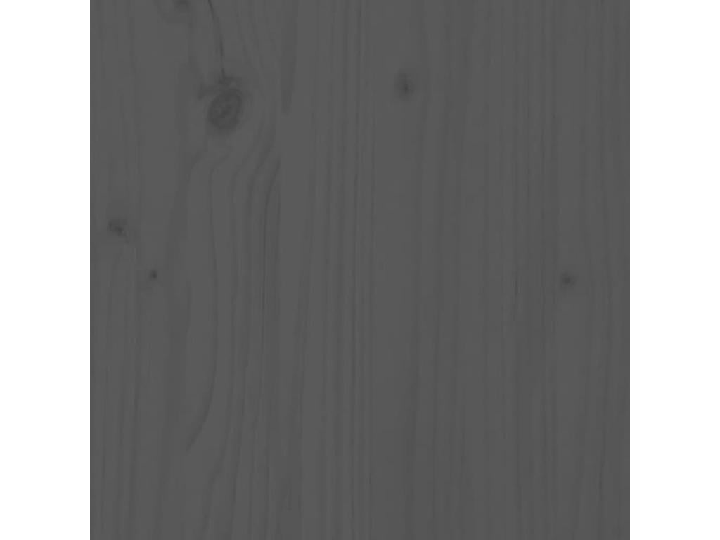 Testiera murale Grigio 185x3x110 cm Mobenze massif de pin XOBO16510