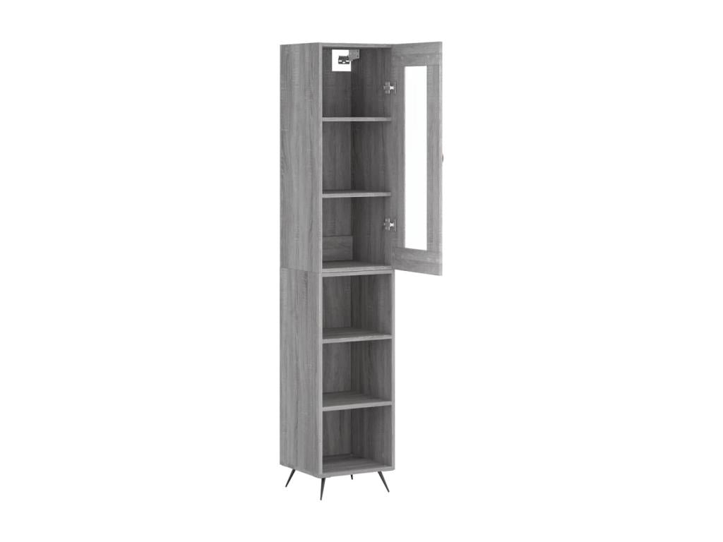 Credenza haut Mobenze grigio 34,5x34x180 cm Mobenze d'ingénierie VRLM29226