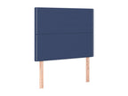 Sommier Tapissier con Materasso et LED Blu 80x200cm Tessuto ZYKN31681