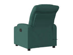 Poltrona da massaggio inclinabile elettrica Verde foncé Tissu BPWP98899