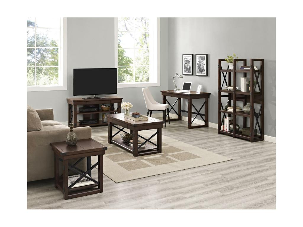 Porta TV con 2 ripiani aperti in MDF PINPAI RDYI84287