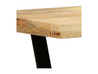 Banco industriale Mobenze de manguier et gambe acciaio laccato nero Mobenze 110cm CVIT20042
