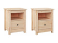 Comodini 2 pezzi 40x35x49 cm Mobenze de pin massif RCLR07306