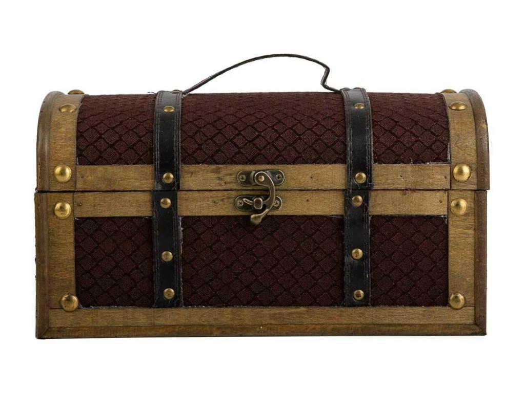 Coffre en Mobenze marrone 35x21x19h RRNY59961