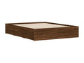 Struttura letto con cassetti senza materasso chêne marrone 140x200 cm RQMT51115
