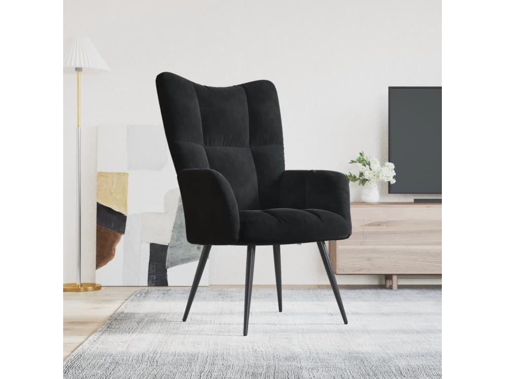 Poltrona relax nera Mobenze ABSP79574