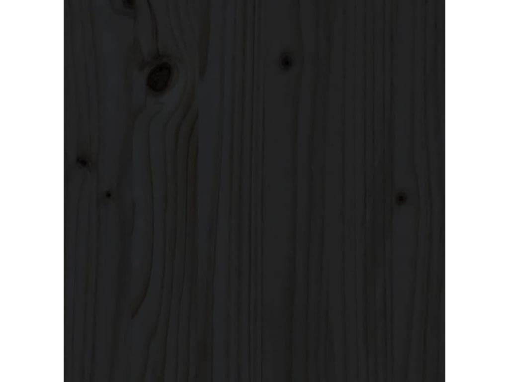 Struttura letto pour enfant nero 70x140 Mobenze de pin massif PCMR67969