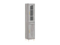 Credenza haut Mobenze grigio 34,5x34x180 cm Mobenze d'ingénierie MDFH50345