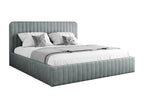 Lit Luxameub 108 Double Grey 180x200 Tapisserie Sommier à Luxameub 191x212x106cm CAIP64469