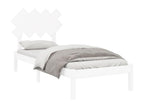 Struttura letto bianca, 90 x 200 cm