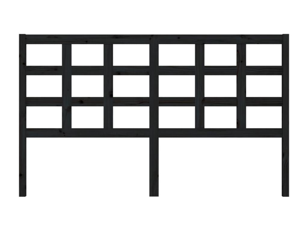 Letto in legno di pino nero, 165,5 x 4 x 100 cm